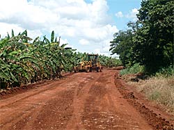 Prefeito de Andirá prioriza conservação de estradas rurais